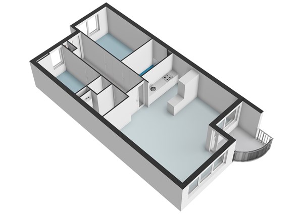 Floorplan - Columbiahof 35, 1431 PA Aalsmeer